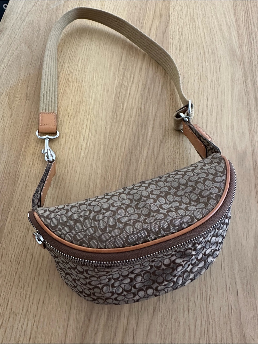 Coach Canvas Belt Bag